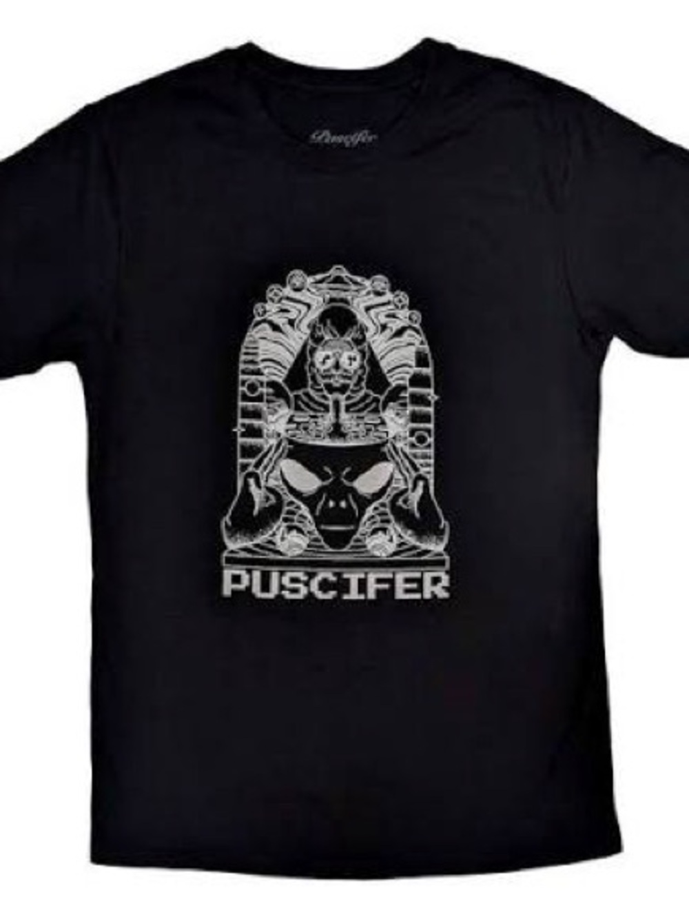 Puscifer rock band Black Graphic Logo T-Shirt - Men's